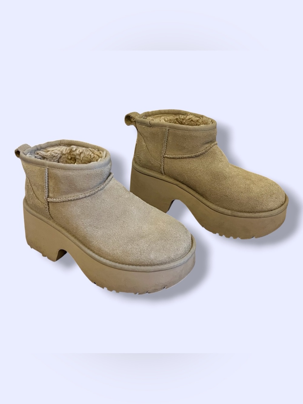 UGG Classic Ultra Mini New Heights Chunky Platform Boots 🤎